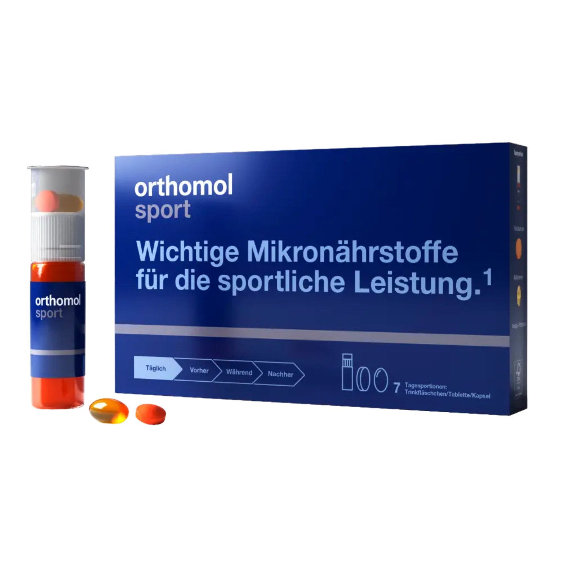 Orthomol Sport (питна суспензія-таблетки-капсули) КУРС НА 7 ДНІВ